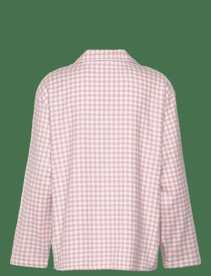 Kvinnor Hunkemöller Pyjamas & Loungewear|JACKET LS CHECK ESSENTIALS - Överdelar