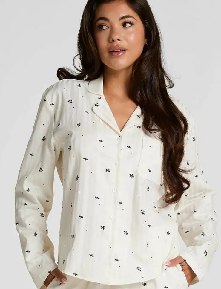 Kvinnor Hunkemöller Pyjamas & Loungewear|JACKET LS CO JACQUARD MISTLETO - Överdelar