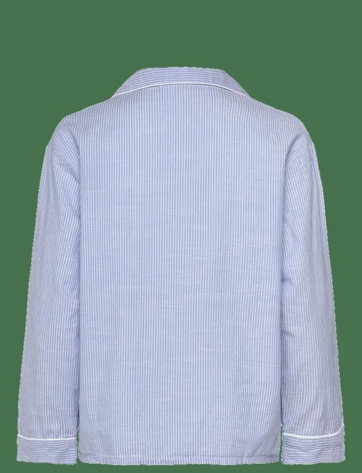 Hunkemöller JACKET LS COTTON STRIPE - Överdelar|Kvinnor Pyjamas & Loungewear