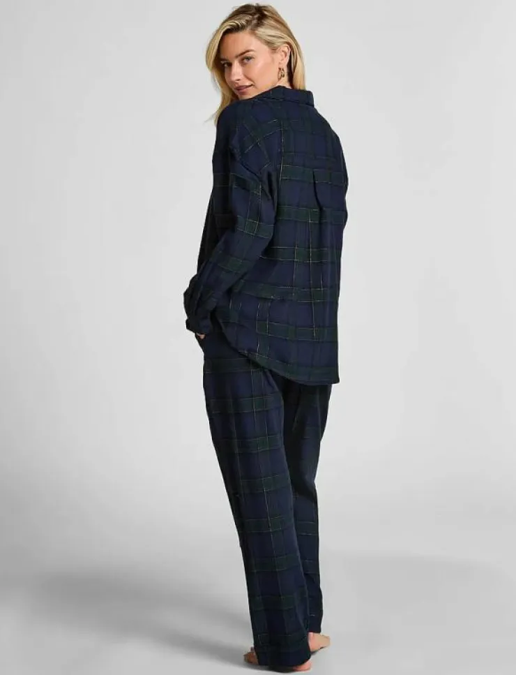 Hunkemöller JACKET LS FLANNEL TWILL CHECK - Överdelar|Kvinnor Pyjamas & Loungewear