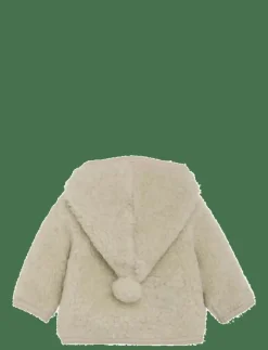 Barn Huttelihut Fleecekläder|Jacket Pixie Wool Teddy w. Lin - Jackor