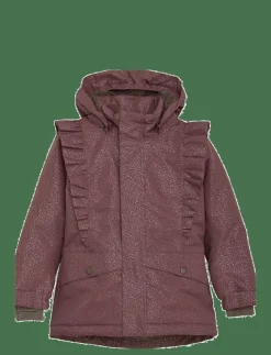 Barn En Fant Vinterkläder|Jacket W. Frills AOP - Vinterjacka