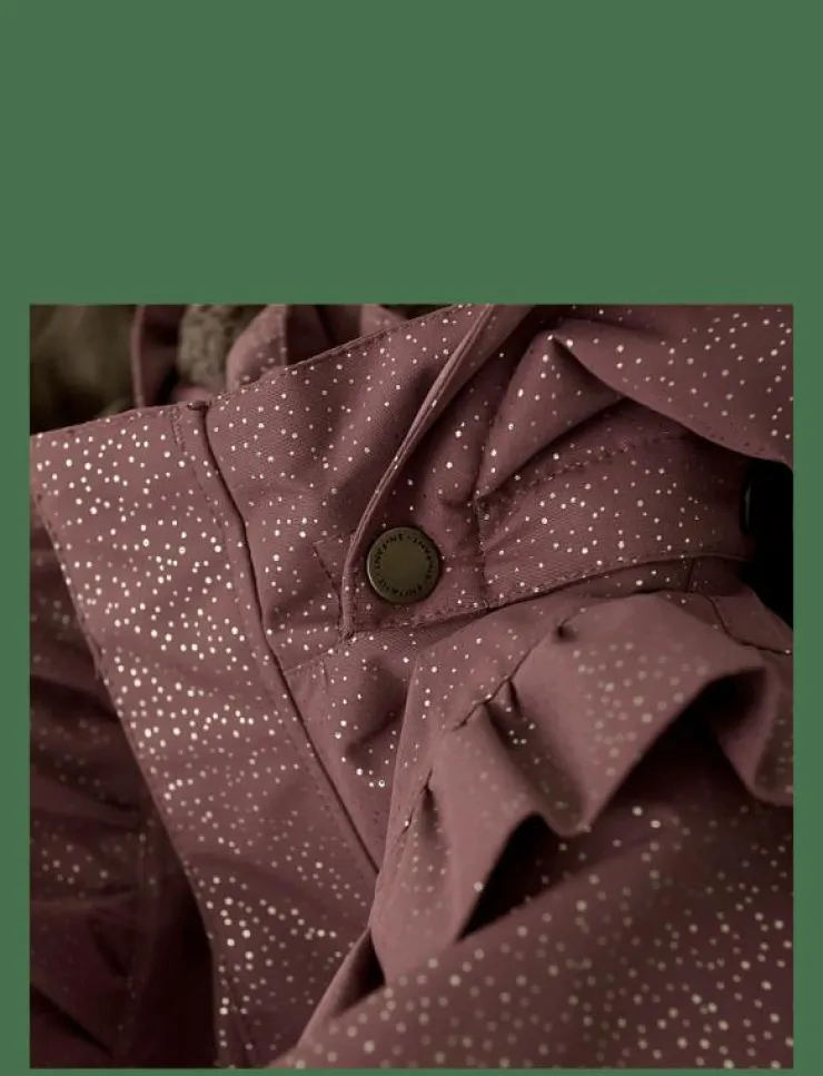 Barn En Fant Vinterkläder|Jacket W. Frills AOP - Vinterjacka