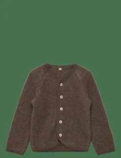 Barn Huttelihut Fleecekläder|Jacket Wool Fleece w. Buttons - Jackor