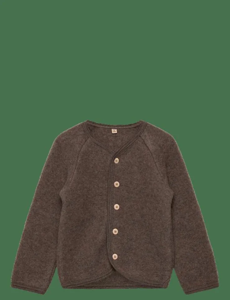 Barn Huttelihut Fleecekläder|Jacket Wool Fleece w. Buttons - Jackor