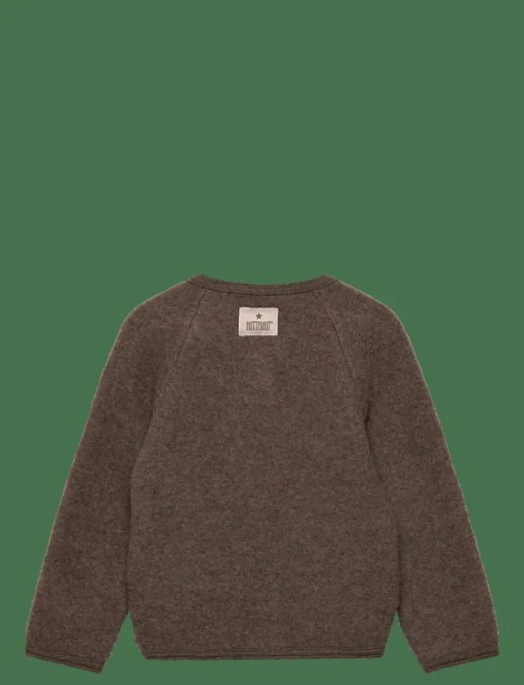 Barn Huttelihut Fleecekläder|Jacket Wool Fleece w. Buttons - Jackor