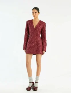 ROTATE Birger Christensen JACQUARD BLAZER DRESS - Korta klänningar|Kvinnor Kavajer