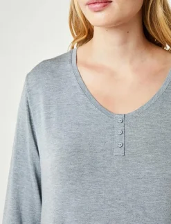 Kvinnor CCDK Copenhagen Pyjamas & Loungewear|Jacqueline Longsleeved Dress - Långärmade t-shirts