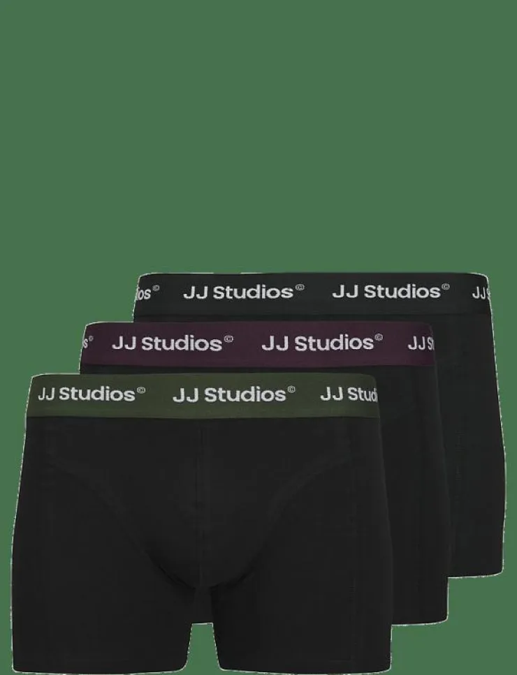Barn Jack & Jones Underkläder|JACSOHO SOLID TRUNKS 3 PACK JNR SN - Kalsonger