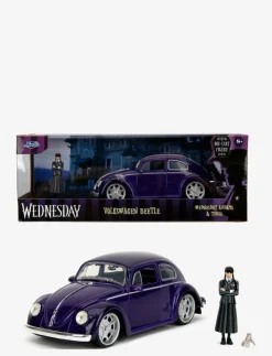 Barn Jada Toys Leksaksset & Leksaksfigurer|Wednesday Volkswagen Beetle Car 1:24 - Lekset