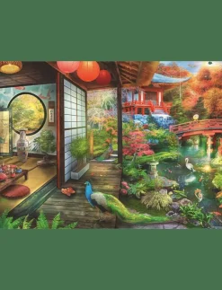 Barn Ravensburger Pussel & Spel|Japanese Garden Teahouse Kyoto 1000p - Klassiska pussel