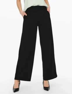 Kvinnor JDY Plus Size & Curvy|Byxor|GEGGO LIFE NEW LONG PANT JRS NOOS - Kostymbyxor