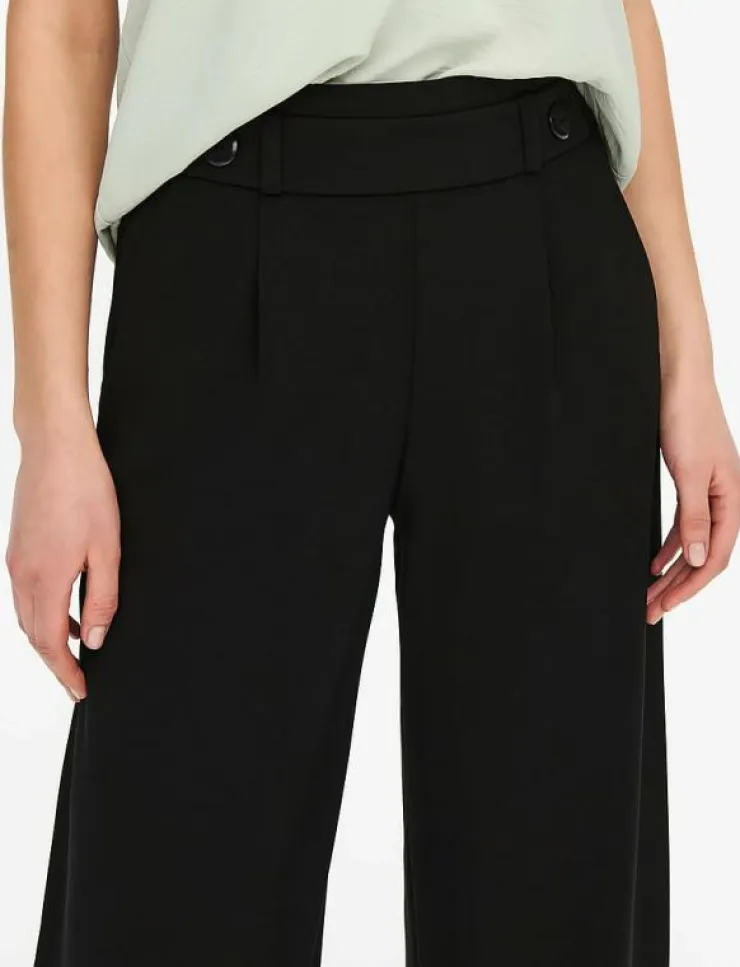 Kvinnor JDY Plus Size & Curvy|Byxor|GEGGO LIFE NEW LONG PANT JRS NOOS - Kostymbyxor