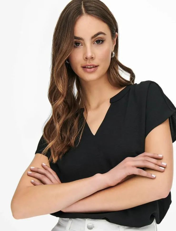 Kvinnor JDY Kläder|LION LIFE S/S TOP WVN NOOS - T-shirts