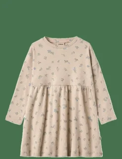 Barn Wheat Klänningar & Kjolar|jersey Dress L/S Emmy - Långärmade vardagsklänningar