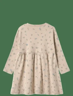 Barn Wheat Klänningar & Kjolar|jersey Dress L/S Emmy - Långärmade vardagsklänningar