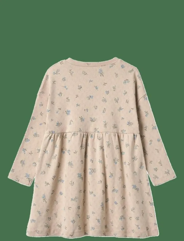 Barn Wheat Klänningar & Kjolar|jersey Dress L/S Emmy - Långärmade vardagsklänningar