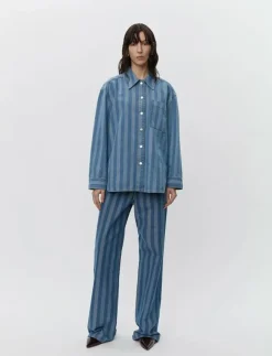 Kvinnor Day Birger et Mikkelsen Overshirts|Jess - Graphic Denim - Jeansskjortor