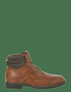 Jack & Jones Kängor|JFWDEWSBURY PU BOOT - Kängor med snörning