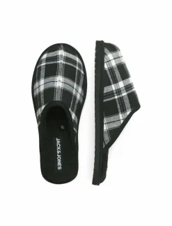 Jack & Jones JFWDUDELY CHECK SLIPPER LN - Inneskor| Inneskor