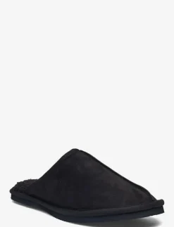 Jack & Jones JFWDUDELY MICROFIBER SLIPPER ANTHR LN PB - Inneskor| Inneskor