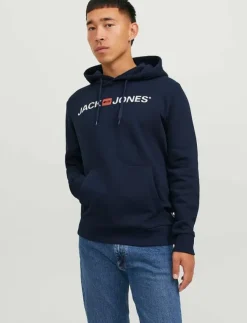 Jack & Jones Kläder|Sweatshirts & Huvtröjor|JJECORP OLD LOGO SWEAT HOOD NOOS - Hoodies