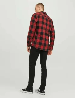 Jack & Jones Skjortor|JJEGINGHAM TWILL SHIRT L/S NOOS - Rutiga skjortor
