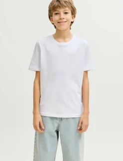 Barn Jack & Jones Basplagg|JJEORGANIC BASIC TEE SS 3PK MP NOOS JNR - Kortärmade