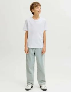 Barn Jack & Jones Basplagg|JJEORGANIC BASIC TEE SS 3PK MP NOOS JNR - Kortärmade