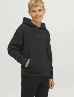 Barn Jack & Jones Överdelar|JJESTAR JJ SWEAT HOOD NOOS JNR - Huvtröjor
