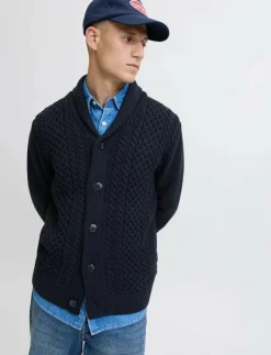 Jack & Jones Stickat|JJPAUL KNIT SHAWL CARDIGAN - Koftor