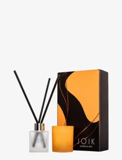 Kvinnor JOIK Bastu & Spa|Doftpinnar & Doftspray|Home & Spa gift box: Grapefruit & Mandarin scented candle & fragrance diffuser - Doftpinnar