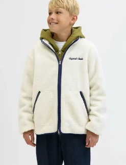 Barn Jack & Jones Fleecekläder|JORNORREBRO TEDDY JACKET JNR - Jackor