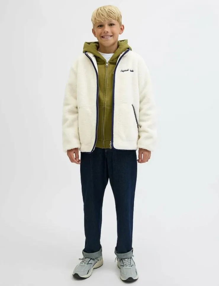 Barn Jack & Jones Fleecekläder|JORNORREBRO TEDDY JACKET JNR - Jackor