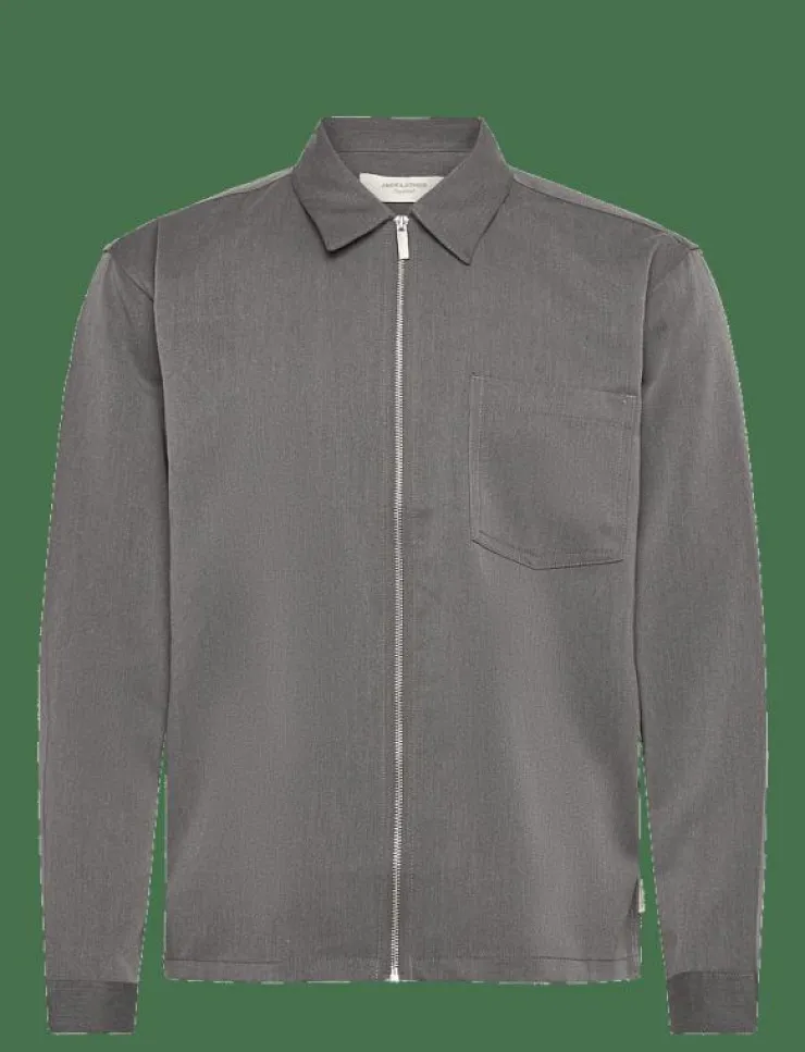 Jack & Jones JORPARTY ZIP OVERSHIRT LS STYD AW25 - Tunna jackor| Overshirts|Jackor & Rockar