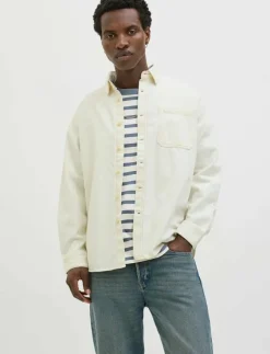 Jack & Jones Skjortor|JORSANTORINI DENIM SHIRT LS SN - Jeansskjortor