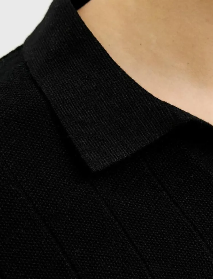 Jack & Jones Pikéer|JORVARENNA KNIT SS SPLIT NECK - Kortärmade pikéer