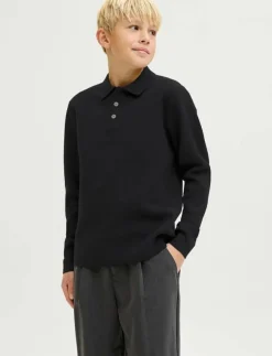 Jack & Jones JPRBLABRADFORT KNIT POLO LN JNR - Pikéer|Barn Överdelar