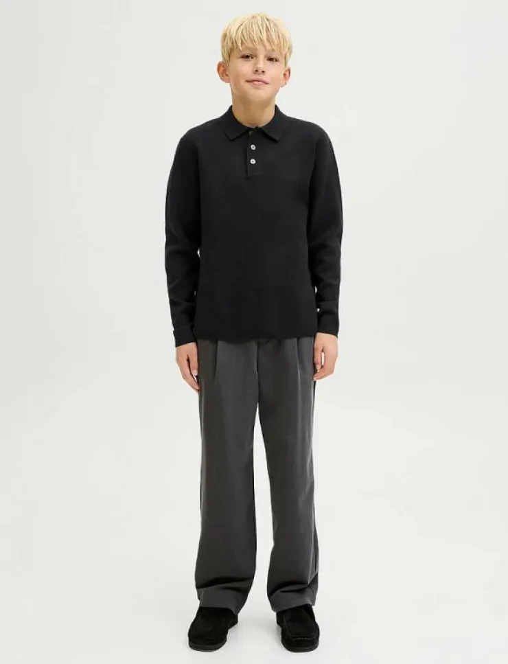 Jack & Jones JPRBLABRADFORT KNIT POLO LN JNR - Pikéer|Barn Överdelar