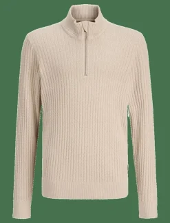 Barn Jack & Jones Överdelar|JPRBLUBARKLEY KNIT HALF ZIP JNR - Stickade tröjor
