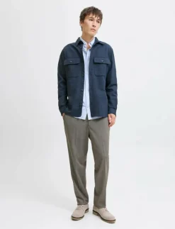 Jack & Jones JPRRAYLE MELANGE SOLID L/S OVERSHIRT SN - Jackor & rockar| Kläder|Overshirts