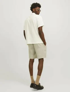 Jack & Jones JPSTBILL LAWRENCE LINEN SHORTS MID SN - Linneshorts| Shorts