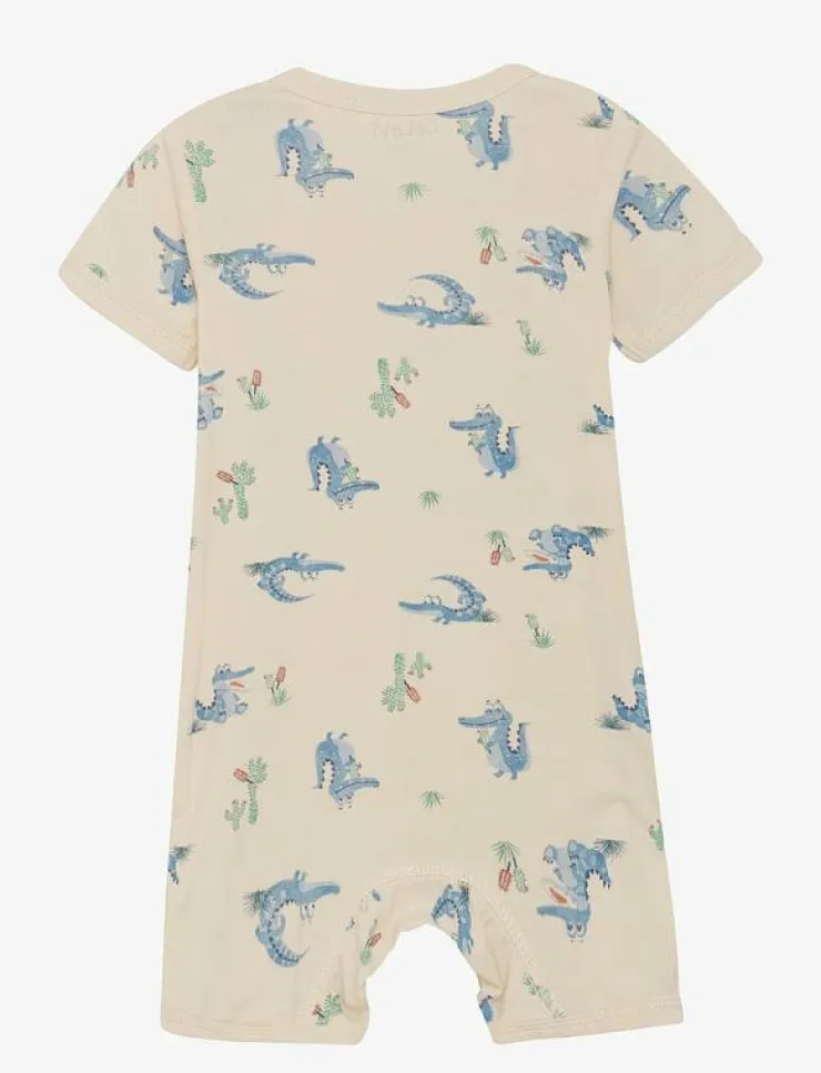 Barn CeLaVi Bodysuits|Jumpsuit SS - AOP - Kortärmad bodysuit