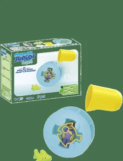 Barn PLAYMOBIL Playmobil Leksaker|JUNIOR Aqua Water Wheel with Baby Shark - 71688 - 1.2.3 Aqua