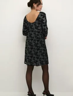 Kaffe KAgritt Sequin Dress - Korta klänningar|Kvinnor Klänningar