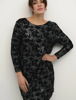 Kaffe KAgritt Sequin Dress - Korta klänningar|Kvinnor Klänningar