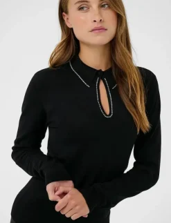 Kvinnor Kaffe T-Shirts & Toppar|KAjada Polo Pullover - Pikéer