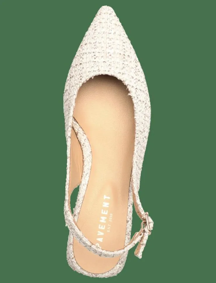 Kvinnor Pavement Slingbacks|Kala Bouclé - Platta slingbacks