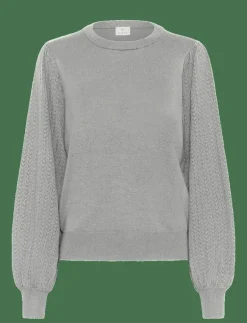 Kaffe KAlone Pointelle Pullover - Stickat|Kvinnor Kläder