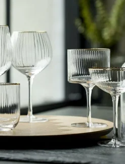 Lyngby Glas Kannor & Karaffer|Karaff palermo gold 1,5 liter - Vattenkaraffer & Vattenkannor